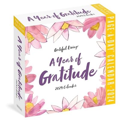 A Year of Gratitude 2024 Calendar: Wake Up Grateful