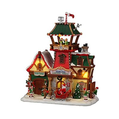 Lemax 25864-UK Santa's Wonderland Lighted Buildings: North Pole Control Tower