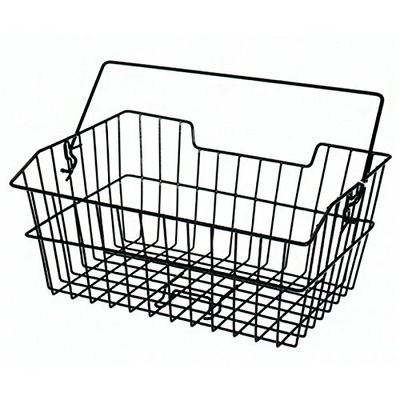 Prophete Einkaufskorb Schwarz Panier vélo pour Porte-Bagages Unisexe, Noir, L