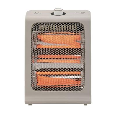 Jata JCES2460 ventilatorkachel, laag stroomverbruik, 800 W, met 2 kwartsstaven, 2 warmtestanden (400-800 W), stil, energiebesparend, kantelbestendig, draaggreep