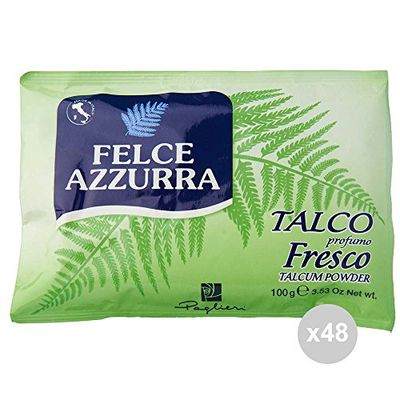 Felce Set 48 Talco Busta Fresco GR 100 Igiene e Cura della Persona, Multicolore, Unico
