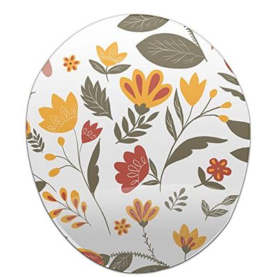 Bonamaison, Ergonomische muismat met polssteun, digitaal bedrukte muismat tegen schede problemen, antislip onderkant, voor kantoor en thuis, afmetingen: 20 x 23 cm