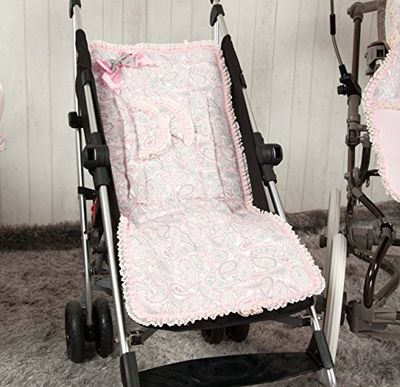 Babyline Caramelo Lichte mat voor kinderwagen, roze