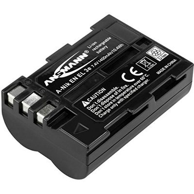 Ansmann 5044073 - A-Nik EN EL 3e Li-Ion, bateria 7,4 V/1400 mAh para câmara digital de fotos Nikon