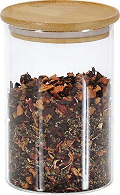 Storage Jar, 800 ml, 10 x 15 cm, Bamboo Lid