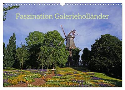 Faszination Galerieholländer (Wandkalender 2026 DIN A3 quer), CALVENDO Monatskalender: Windkraftnutzung in der schönsten Bauweise