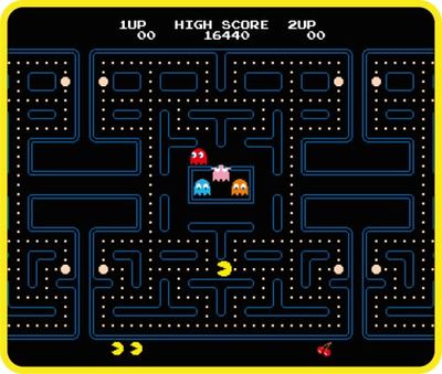 Konix Pac-Man Tapis de Souris Gaming 32 x 27 cm - Surface en Silicone 3D Ultra Fine - Base antidérapante en Caoutchouc - Noir et Jaune