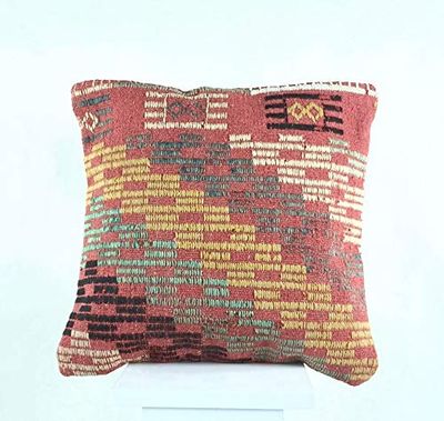Kelim Cuscino 40x40 cm fatto a mano turco prodotto federe kilim dekorativo orientale etnici cuscino A475