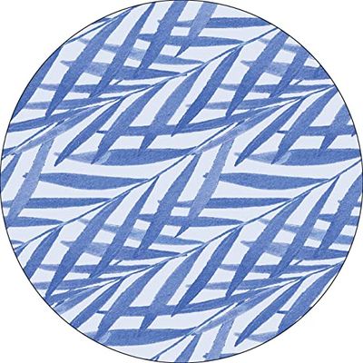 Bonateks, Round Digital Printed Mouse Pad, Non-Slip Base, for Office and Home, Diameter:22cm