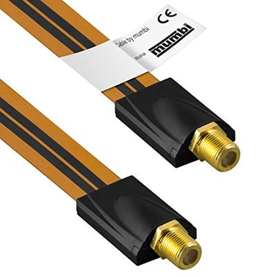 Mumbi 30cm vensterdoorvoer voor SAT-kabel 30cm koper