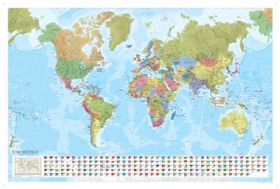 World Political Wall Map