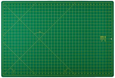 Prym Tapete de corte para cortadores rotativos, verde amarelo, 90 x 60 cm