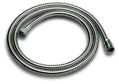 Anzapack 853514H - Tubo doccia in acciaio inox estensibile 170 cm.