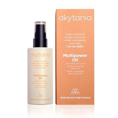 akytania Olio per il corpo riduttore e rassodante vegano Multipower Oil, 100 ml