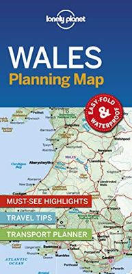 Lonely Planet Wales Planning Map [Lingua Inglese]
