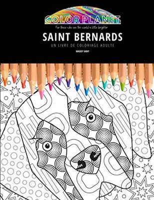 SAINT BERNARDS: UN LIVRE DE COLORIAGE ADULTE: Un livre de coloriage Saint Bernards pour adultes