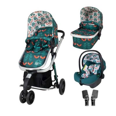 Cosatto Carrito Bebé 3 en 1 Giggle - Carro Bebé Nacimiento hasta 18kg. Cochecito Bebé con Capazo, Silla de Paseo y Silla Coche iSize 0+. Coche Bebé Ligero Fácil de Plegar con Protector Lluvia