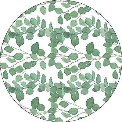 Bonateks, Ronde digitaal bedrukte muismat, antislip onderkant, voor kantoor en thuis, diameter: 22 cm