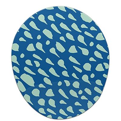 Bonamaison, Tapis de Souris Ergonomique avec Repose-Poignet, Impression numérique, problèmes de Gaine Anti-Tendon, Base antidérapante, pour Bureau et Maison, Taille : 20 x 23 cm