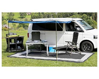 Brunner Balmat Stuoia per Camper e Caravan, Grigio Scuro/Grigio Chiaro, 300 x 250 cm