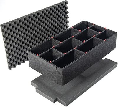 PELI 1605 set divisori TrekPak, accessorio per valigia PELI Air originale, compatibile con: PELI Air 1605, colore: Nero