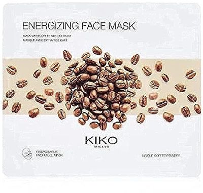 KIKO Milano ENERGIZING FACE MASK | Fuktgivande hydrogel ansiktsmask med kaffeextrakt