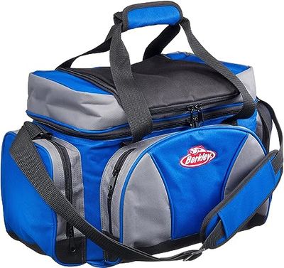 Berkley System schoudertas met 4 tackle dozen perfect voor visaccessoires, aas en lunch bewaren