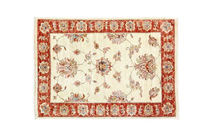 Eden Carpets Zigler Alfombra Anudado a Mano, Lana, Multicolor, 80 x 114 cm