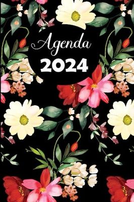 Agenda 2024 settimanale Bilingue (ITALIANO-INGLESE): Pianificatore Settimanale da Gennaio a Dicembre 2024, 12 mesi, 1 Settimana Su 2 Pagine, Formato A5