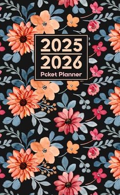 2025-2026 pocket planner: 2 year Pocket Calendar January 2025 to December 2026