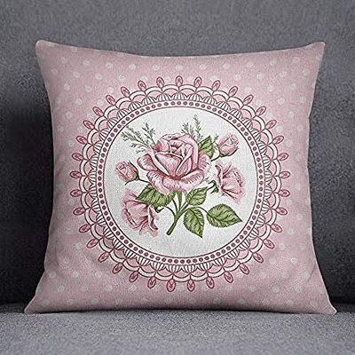 Bonamaison Funda de cojín, Cotton, Multicolor, 45X45