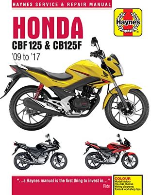 Haynes Honda CBF125 (09-17) Repair Manual (Paperback)