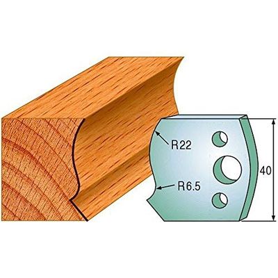 CMT ORANGE TOOLS 691.128 - PAR DE CONTRACUCHILLAS 40x4mm