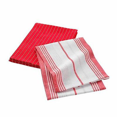 Douceur d'Intérieur, 2 Tea Towels (50 x 70 cm) Suzette, Woven Cotton