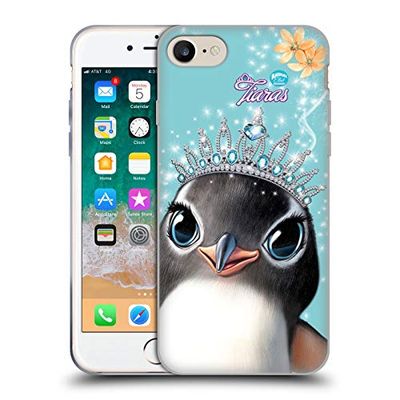 Head Case Designs Licenciado Oficialmente Animal Club International Pingüino Caras Reales Caso Funda de Gel Suave Compatible con Apple iPhone 7/8 / SE 2020 & 2022