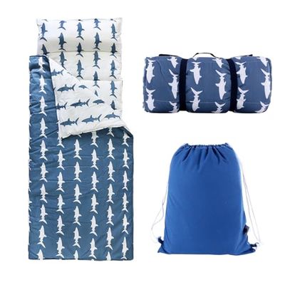 Hi Sprout Tapis de Sieste Doux en Coton pour Enfant Motif Requin