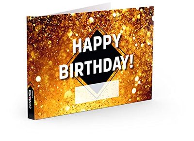 TechniSat Cardonia – Happy Birthday – Carte de vœux vidéo personnalisable avec écran de 7 pouces, papier carton solide, boutons souples, batterie intégrée