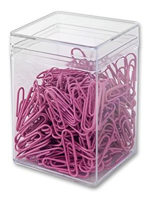 Victory Office Products 60286H300-093 - Clips (28 mm, 300 unidades), color rosa oscuro