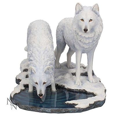 Nemesis Now Figura de Lisa Parker de Guerreros del Invierno de 35 cm, Resina, Blanco, Talla única
