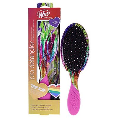 Wet Brush Pro Detangler Pride Love Is Love Brush - Pink Brick By For Unisex - 1 Pc Hair Brush