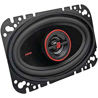 CERWIN-VEGA! HED Series 4"x6" 2-Way Coaxial Car Speakers, 4Ω, 30W RMS, Superior Car Speaker System, Stamped Steel Frame, Enhanced Graphite Cone, PEI Dome Tweeter for Optimal Sound Quality H746