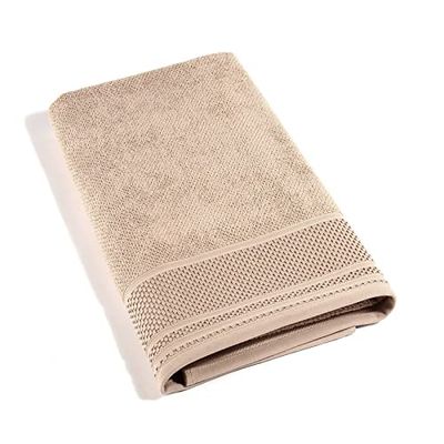 Frottenissima Gim badhanddoek, effen, 90 x 140 cm, camel