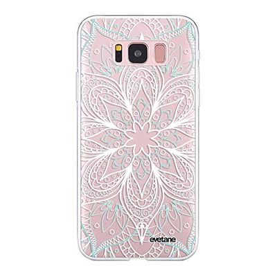 Beschermhoes voor Samsung Galaxy S8, Mandala-design, turquoise