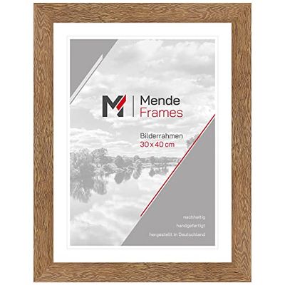 Mende Frames bildram strandhus stil 50 x 60 cm I färg: Ek-utseende I fotoram I rustik bildram lantställe I Made in Germany I V750