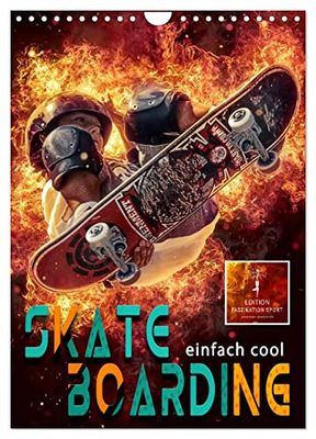 Skateboarding - einfach cool (Wandkalender 2024 DIN A4 hoch), CALVENDO Monatskalender: Skateboarding, Trendsportart mit Kultstatus.