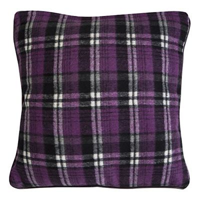 Premier Housewares Heritage Tartan Cushion - Purple