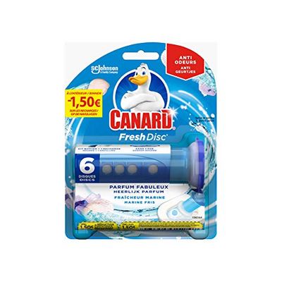 Canard WC Fresh Disc Nettoyant Fraîcheur Marine 6 Disques