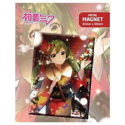 Popbuddies - Hatsune Miku Winter - Magnet, Fridge Magnet - 6x9cm - original & lizensiert