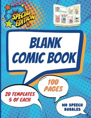 Blank Comic Book For Kids: Tell Your Own Story