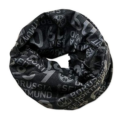 Borussia Dortmund, Tissu multifonctionnel, noir-jaune,, Taille unique